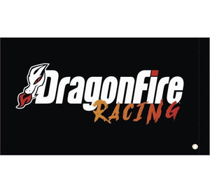 Kawasaki Mule / Teryx DFR UTV Black Whip Flag - DragonFire Racing