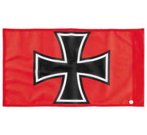 Kawasaki Mule / Teryx Red Baron Whip Flag, Double-Sided Print - DragonFire Racing