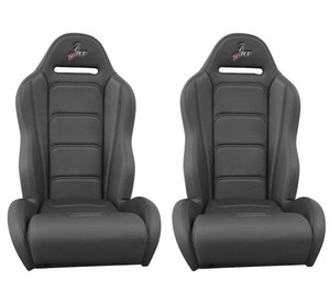 Polaris RZR Black Highback RT Seat Pair - DragonFire Racing
