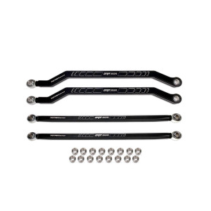 Polaris RZR Pro R / Pro S / Turbo R Billet Aluminum Race Series 7075 XD High Clearance Radius Rod Set - DRT Motorsports