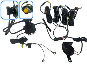 Kawasaki Mule Pro-FX/Pro-FXT Street Legal Turn Signal & Horn Kit - EMP