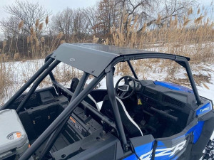 Polaris RZR Turbo S Black Aluminum "Low Profile" Top - EMP