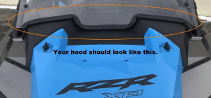 Polaris RZR XP 1000 / Turbo Custom Cage Windshield Kit - EMP
