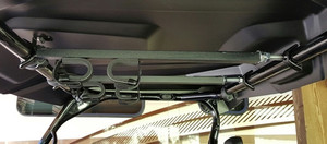 Can-Am Front to Back Quick-Draw Round Bar Overhead Gun Rack - Great Day