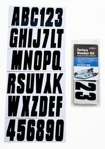 Honda Pioneer/Talon Boat Lettering 3"³ Registration kit for Inflatable"™s - Hardline