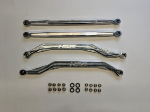 Polaris RZR Turbo S High Clearance Billet Radius Rod Set - HCR Racing