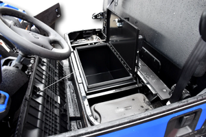Kawasaki Mule Pro FX/ Pro FXT Series Under Seat Lockable Storage Box "“ Water/ Dust Resistant - Hi-Standard