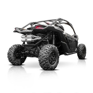 Can-Am Maverick X3 Brushed Euro-Polished Performance Series Big Core Turbo Exhaust Systems - HMF Racing