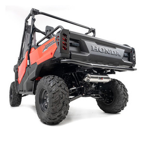 Honda Pioneer 1000 Stainless Steel Round Slip On Recessed Blackout Titan QS Series Exhaust - HMF Racing