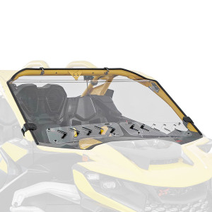 Can-Am Maverick R Vented Front Full Windshield - Kemimoto