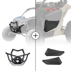 Can-Am Maverick X3 Front Bumpers & Lower Doors Panel - Kemimoto