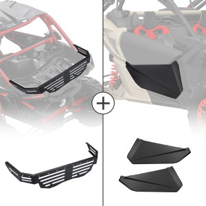 Can-Am Maverick X3 Front Lower Doors & Rear Cargo Tailgate - Kemimoto