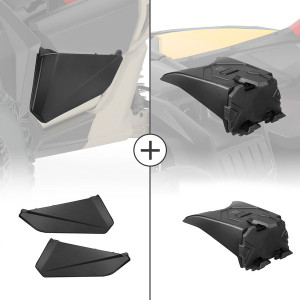 Can-Am Maverick X3 Tablet Holder & Front Lower Door Inserts - Kemimoto