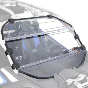 Can-Am Maverick X3/ Maverick X3 Max 3-Piece PC Front Full Windshield - Kemimoto