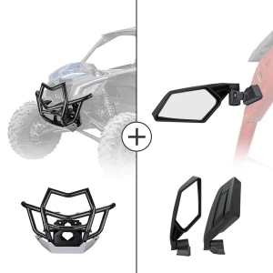 Can-Am Maverick X3/ Maverick X3 Max Front Bumpers & Side Mirrors - Kemimoto