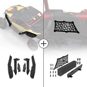 Can-Am Maverick X3/ Maverick X3 Max Noise Reduction Kit & Max Mud Fender Flares - Kemimoto
