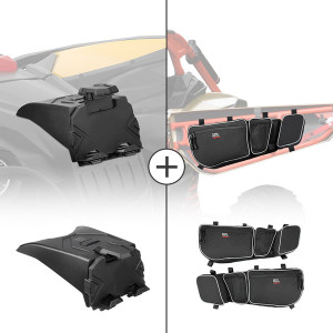 Can-Am Maverick X3/ Maverick X3 Max Tablet Holder & Front Door Strorage Bags - Kemimoto