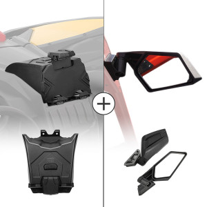 Can-Am Maverick X3/ Maverick X3 Max Tablet Holder & Side View Mirrors - Kemimoto
