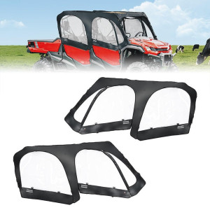 Honda Pioneer 1000-6 Soft Upper Door Cab Enclosure Set - Kemimoto
