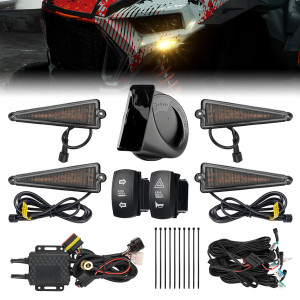 Kawasaki Teryx/Mule Turn Signal Kit with 110D Horn - Kemimoto