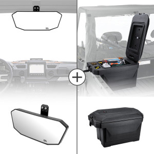 Polaris Ranger 570/ XP 900/ 1000/ XP 1000 45L Storage box & Rear View Mirror - Kemimoto