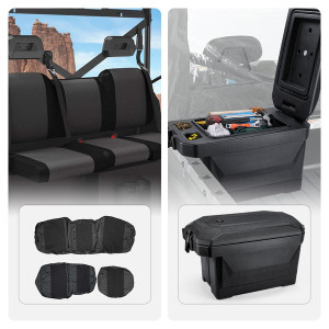 Polaris Ranger 570/1000/XP 900/XP 1000 Waterproof Seat Cover & Big Size Cargo Box - Kemimoto