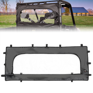 Polaris Ranger XP 900/ 1000/ XP 1000 Soft Roll Up/Down Zippered Rear Window - Kemimoto