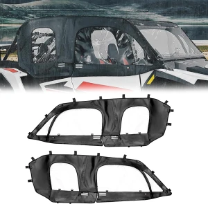 Polaris RZR 4 XP 1000 Upper Doors Soft Cab Enclosure - Kemimoto