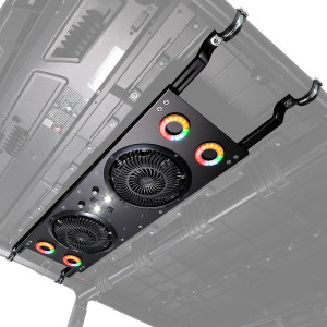 Polaris RZR Overhead Fan with RGB for 57-42 Inch Roof Width - Kemimoto