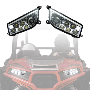 Polaris RZR Pair of LED Headlight - Kemimoto