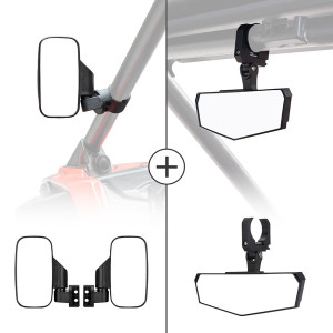 Polaris RZR Pro R Side Mirror & Race Convex Mirror - Kemimoto