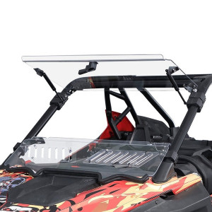 Polaris RZR Pro XP/ 4 Pro XP 3-in-1 Folding Half Windshield - Kemimoto