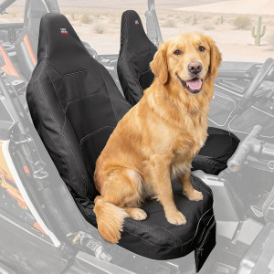 Polaris RZR XP 1000 1680D Oxford Fabric, 2 Pack Seat Covers w/ Pocket - Kemimoto