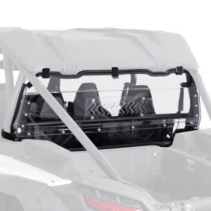 Polaris RZR XP 1000 Sliding Vented Clear Rear Windshield - Kemimoto
