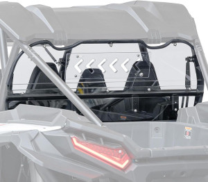 Polaris RZR XP 1000 Vented Clear Rear Windshield - Kemimoto