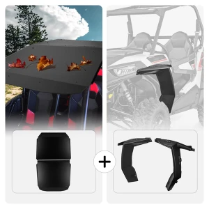 Polaris RZR XP 4 1000 Aluminum Roof & Fender Flares - Kemimoto