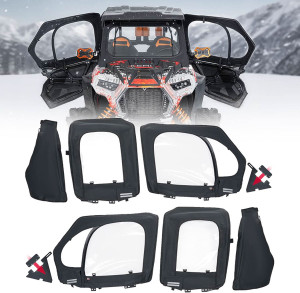 Polaris RZR XP4 1000 Cab Enclosure Upper Doors With Steel Door Frame - Kemimoto