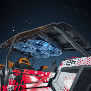 Polaris RZR XP4 1000 Speaker with Roof - Kemimoto
