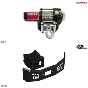 Polaris ACE 900 Steel 2500LB Winch and Winch Mount Kit - Kimpex