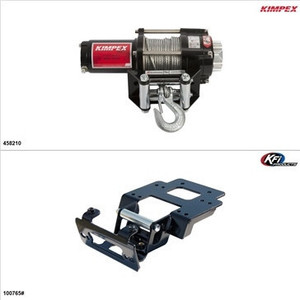 Polaris RZR 4 XP 900 Steel 2500LB Winch and Winch Mount Kit - Kimpex