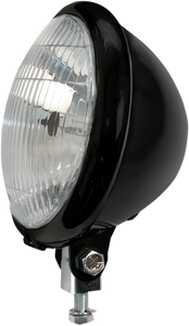Emgo - 5 3/4" Headlight Assembly - Black - 5-3/4" Bates-Style Headlight - 66-84151BSD Emgo - 5 3/4" Headlight Assembly - Black - 5-3/4" Bates-Style Headlight - 66-84151BSD