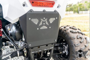 Polaris RZR 200 Black Exhaust Cover - Madigan Motorsports