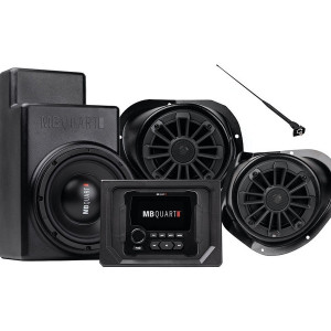 Polaris General 500 Watt Stage 3 Tuned Audio Package - MB Quart