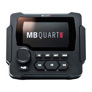 Polaris RZR 160 Watt Powered Bluetooth AM/FM Gauge Mount Radio with LED Color Display - MB Quart