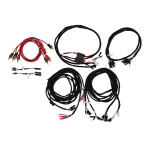 Polaris RZR Black Tuned Dual Amplifier Wire Harness - MB Quart