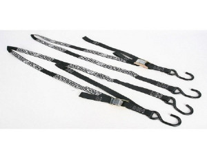 Honda Pioneer/Talon Heavy-Duty Tie Downs Black - Moose