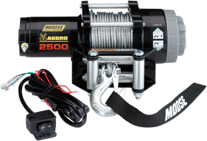 Kawasaki Mule / Ridge / Teryx 2500 LB Aggro Winch With Wire Rope - Moose