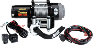 Kawasaki Mule / Ridge / Teryx 3500LB Aggro Winch With Wire Rope - Moose