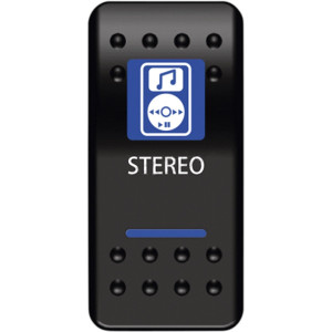 Kawasaki Teryx / Mule / Ridge / KRX Dash Mount Stereo Rocker Switch - Moose