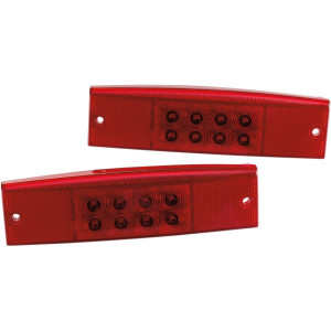 Polaris Ranger Mid Size Red LED Tailights - Moose